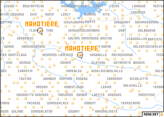 map of Mahotière