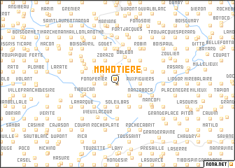 map of Mahotière