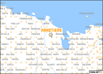 map of Mahotière