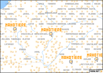 map of Mahotière