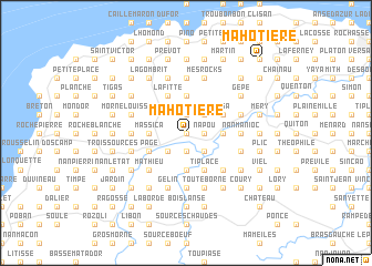 map of Mahotière