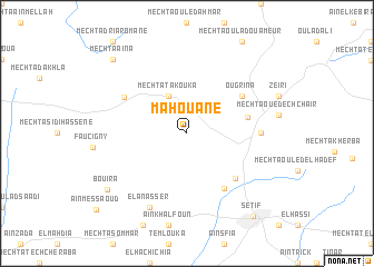 map of Mahouane