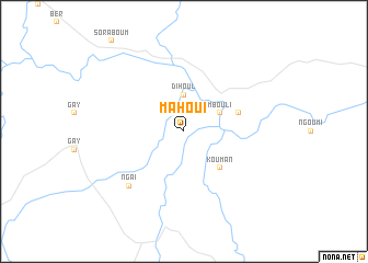 map of Mahoui