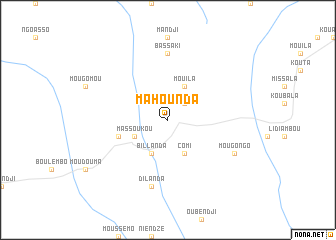 map of Mahounda