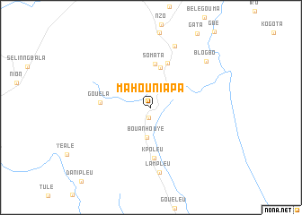 map of Mahouniapa