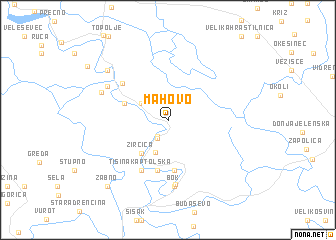 map of Mahovo