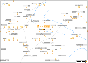 map of Maḩrab