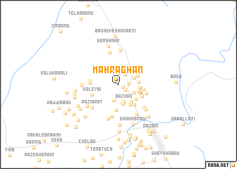 map of Mahraghān