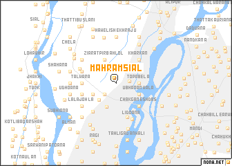 map of Mahram Siāl