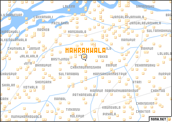 map of Mahramwāla
