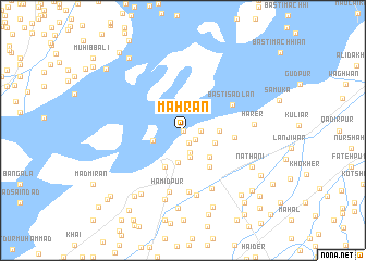 map of Mahrān
