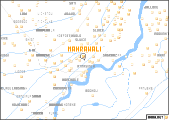 map of Mahrawāli