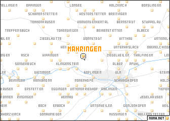 map of Mähringen