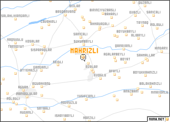 map of Mahrızlı