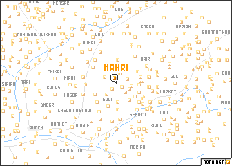 map of Mahri