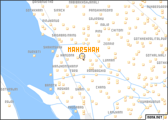 map of Mahr Shāh