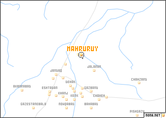 map of Mahrū Rūy