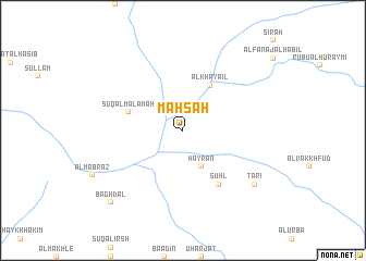 map of Maḩşāh