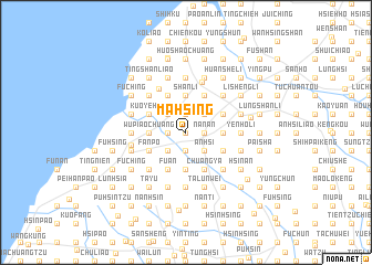 map of Ma-hsing