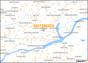 map of Mahtābgarh