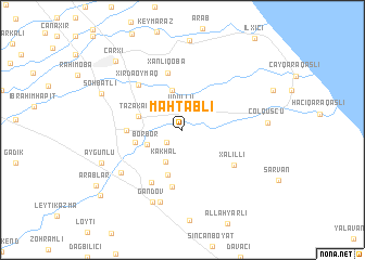 map of Mahtablı