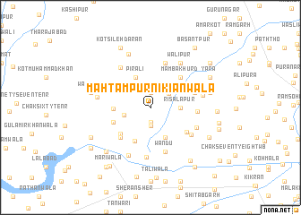 map of Mahtampur Nikiānwāla