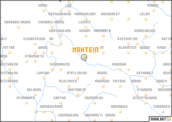 map of Mahtein