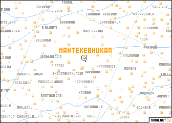 map of Mahte ke Bhukan