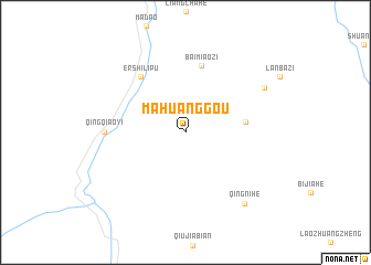 map of Mahuanggou