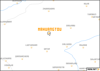 map of Mahuangtou