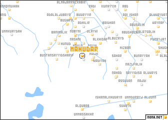 map of Mahūdar