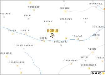 map of Mahui