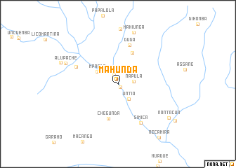 map of Mahunda