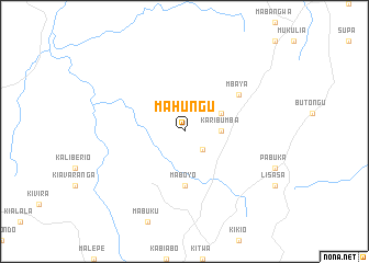 map of Mahungu