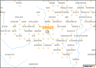 map of Mahun