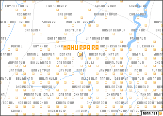 map of Mahurpāra
