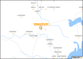 map of Mahuruni