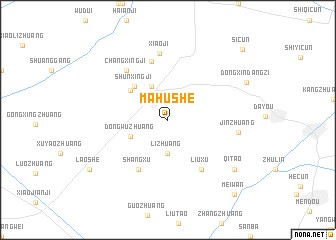 map of Mahushe