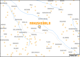 map of Māhūsk-e Bālā