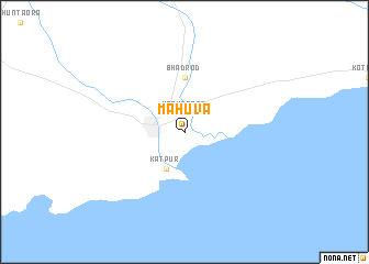 map of Mahuva