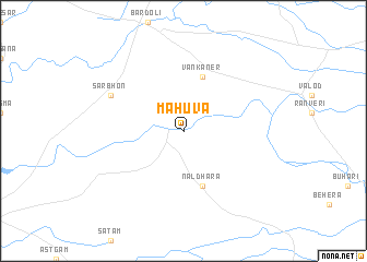 map of Mahuva