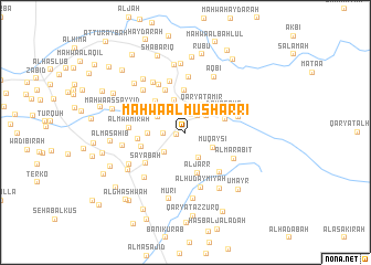 map of Maḩwá al Musharri‘