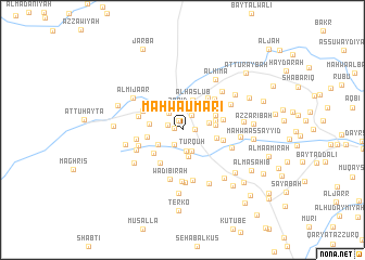 map of Maḩwá ‘Umārī