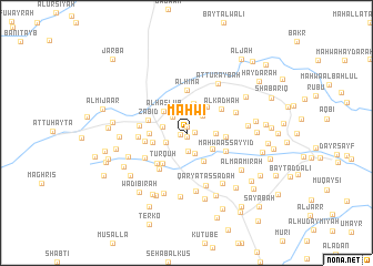 map of Maḩwī