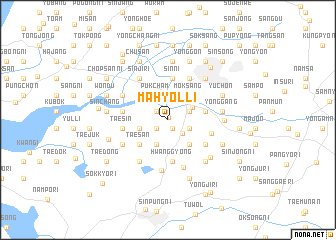 map of Mahyŏl-li