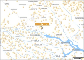 map of Mahzāra
