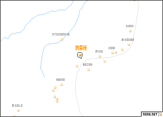 map of Mah