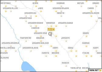 map of Mah