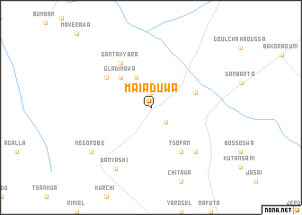 map of Maiaduwa