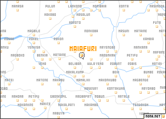 map of Maiafuri